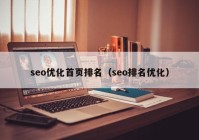 seo优化首页排名（seo排名优化）